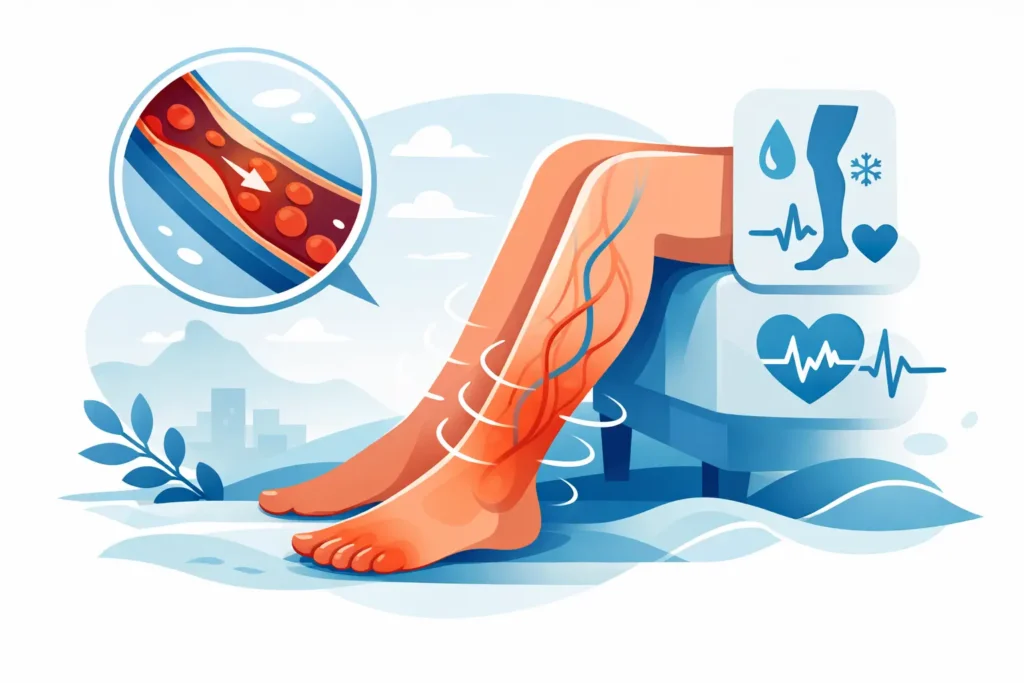 Amorteala picioarelor și circulație proastă