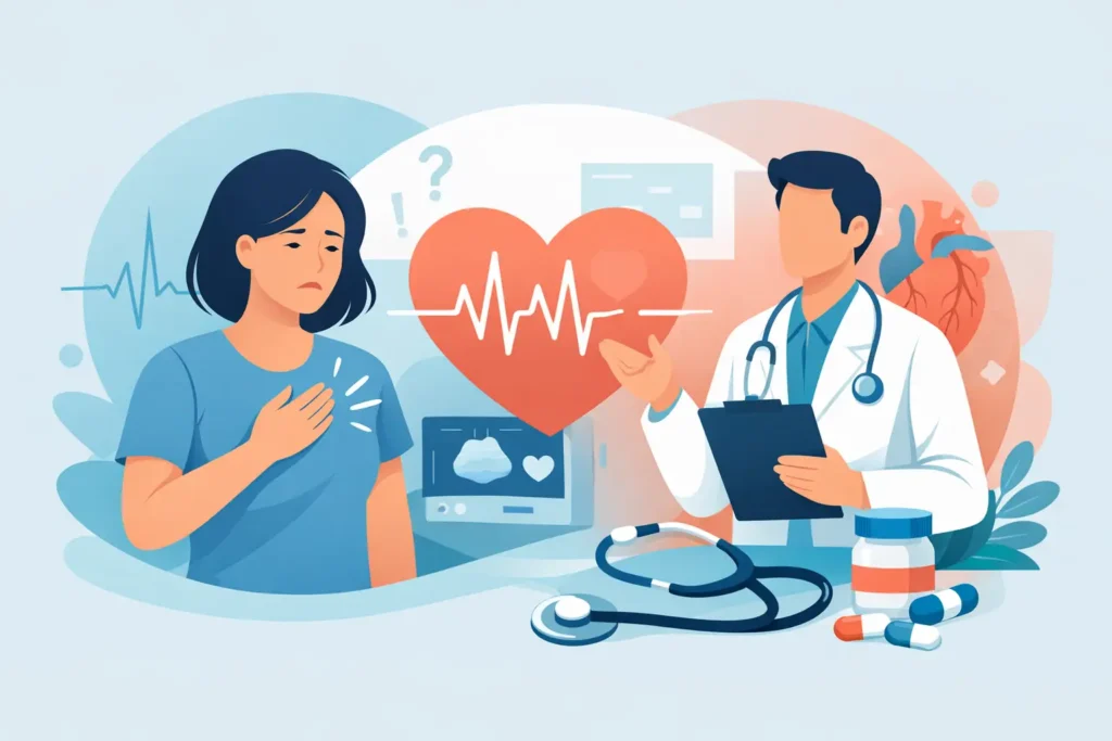 Palpitații - când să mergi la cardiolog