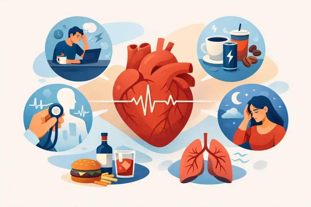 Cele mai comune cauze ale palpitațiilor