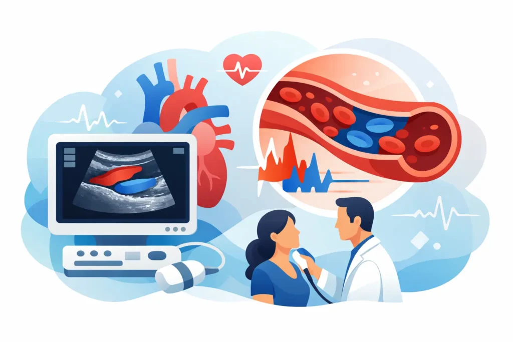 Ecografie Doppler vasculară: când e recomandată